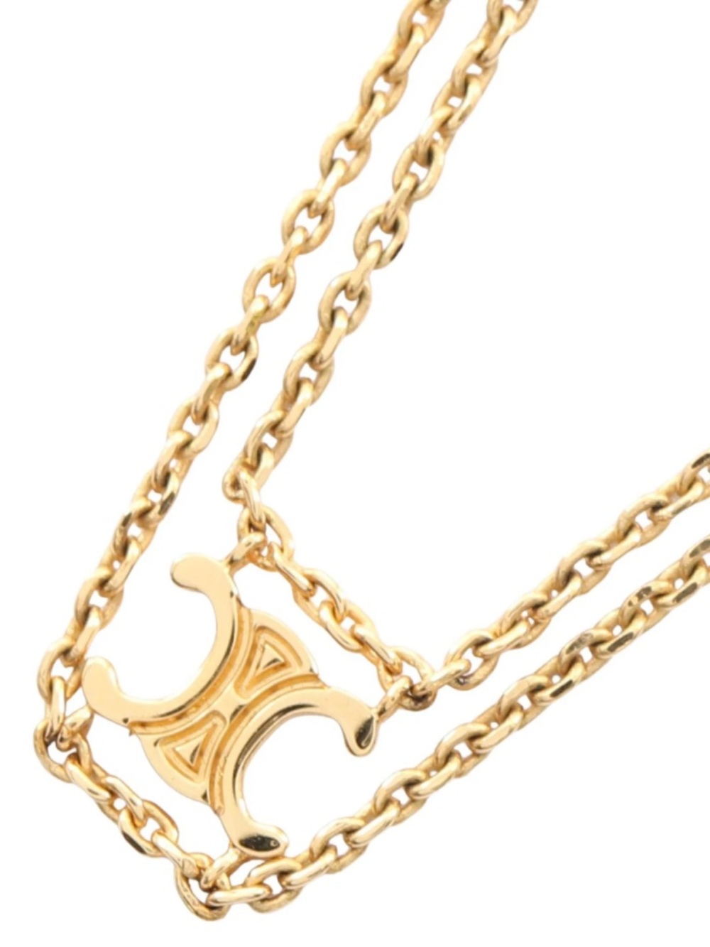Celine Triomphe Suspended Necklace
